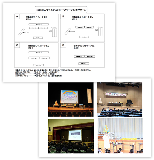 ステージ配置図PDFイメージ